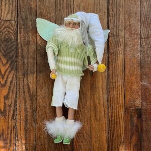 Mark Roberts Fairy Tennis - Green & White